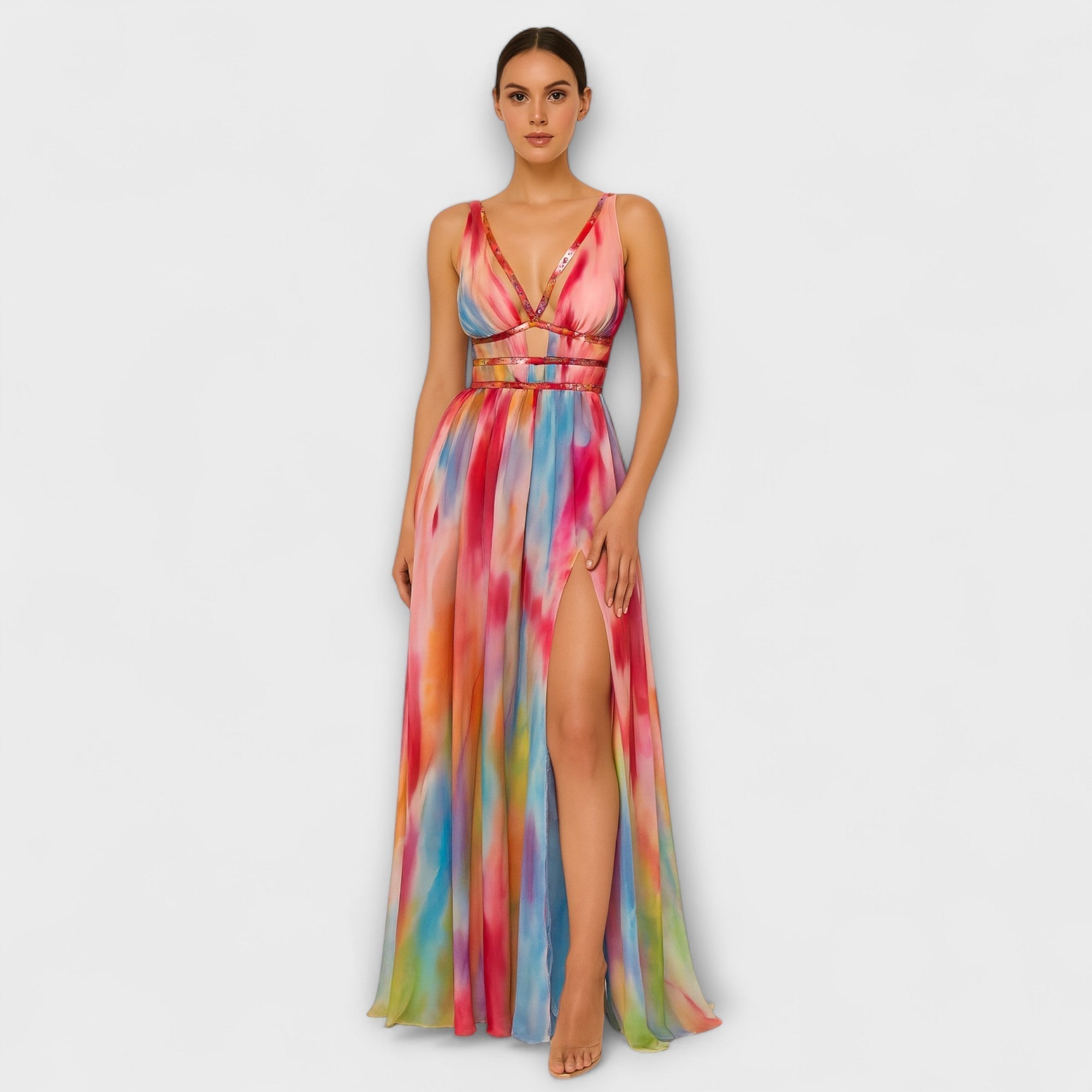 Freya - Robe Maxi Peinte