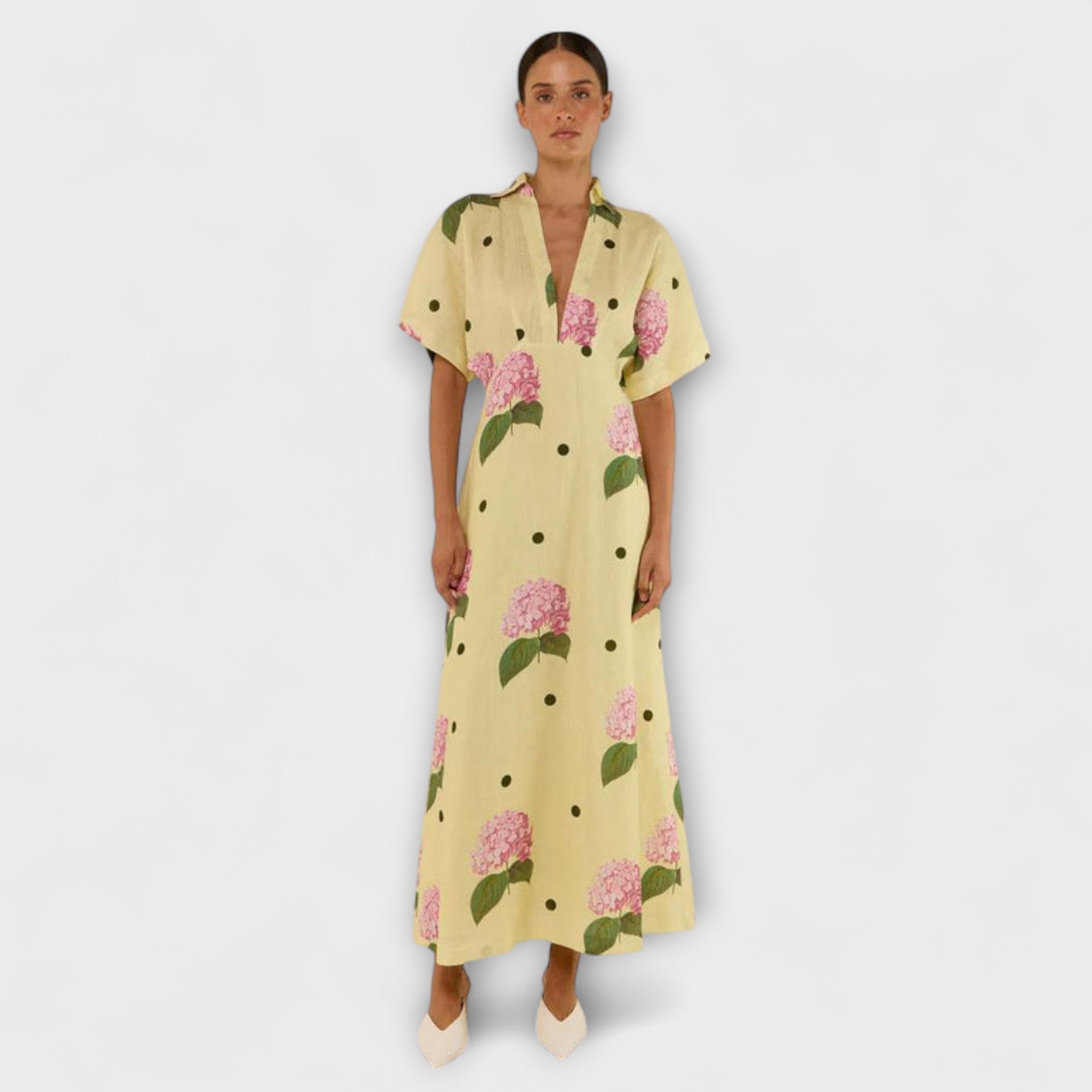 Kayla - Lang Flytende Kjole