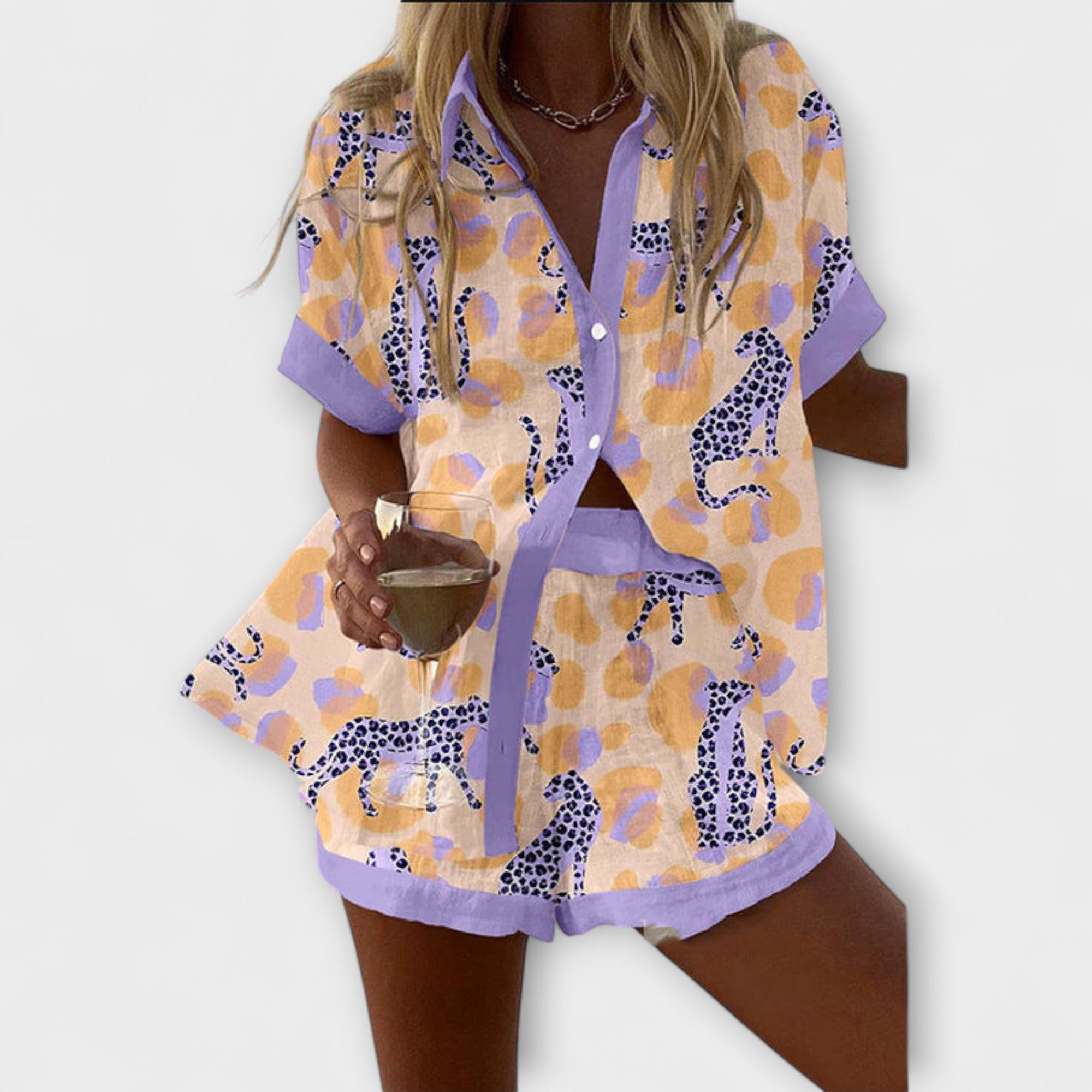 Reolia – Leopardmönstrad ensemble