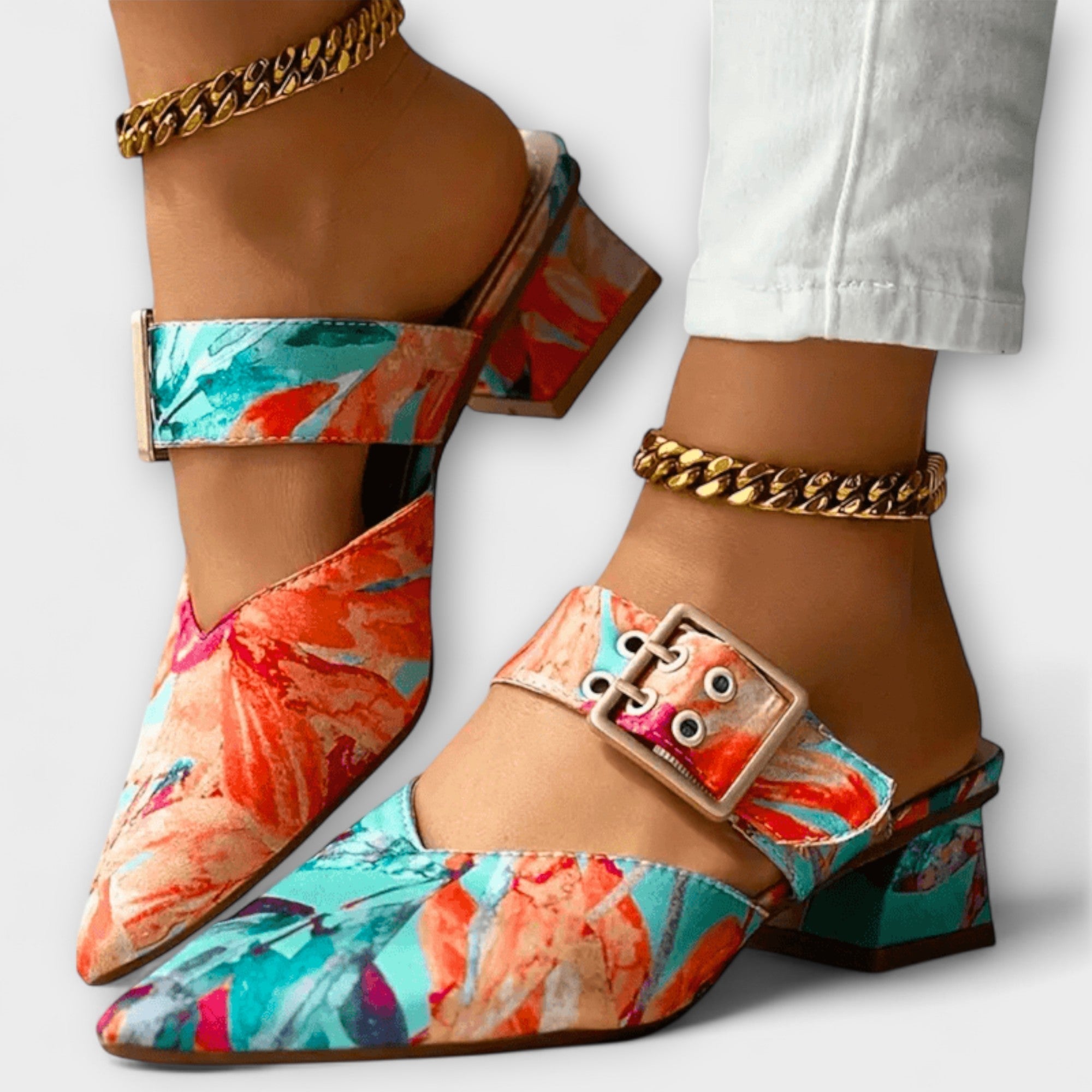 Eleanor - Komfortable Ortopædiske Kvindelige Hælede Sko