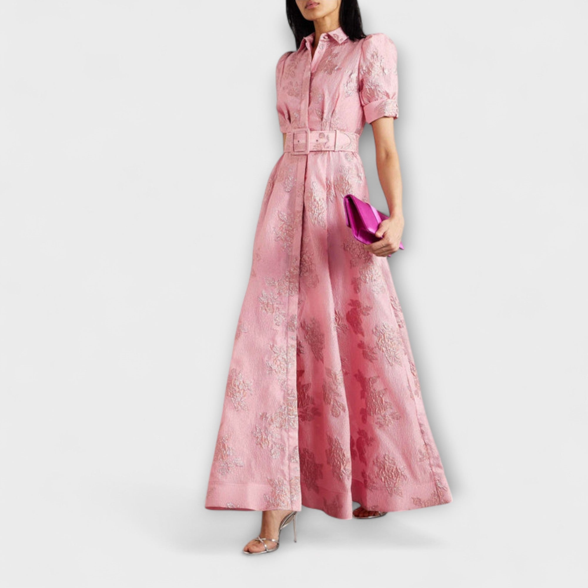 Anabella - Vestido com Mangas Curtas Bufantes