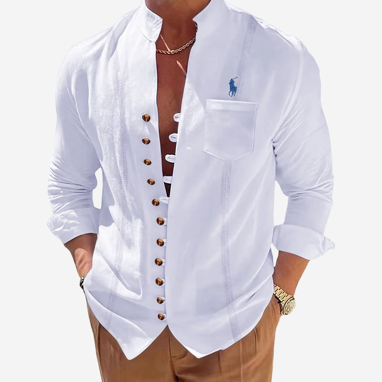RALPH LAUREN - Casual skjorte med knapper