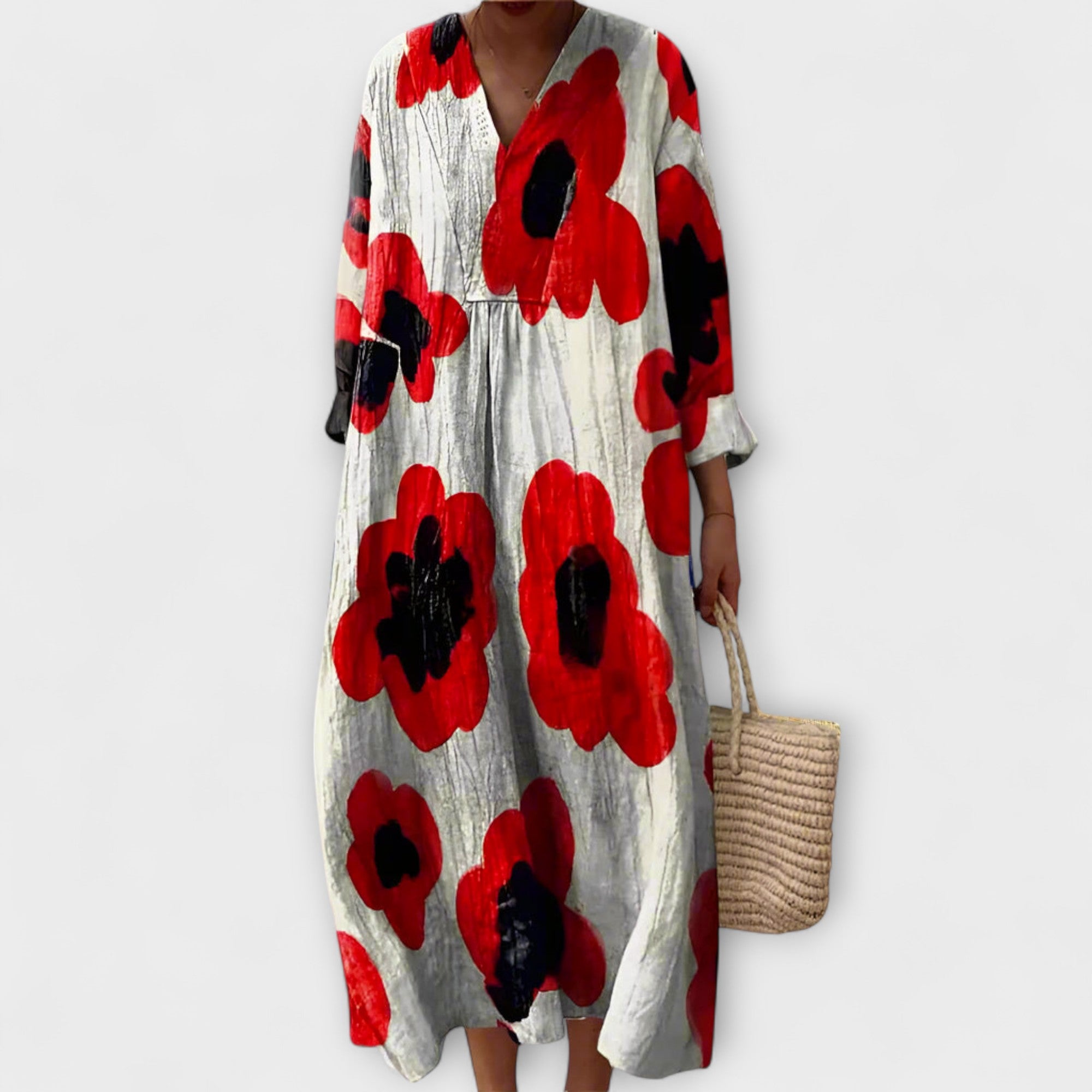 Marla - Vestido Elegante com Design Geométrico