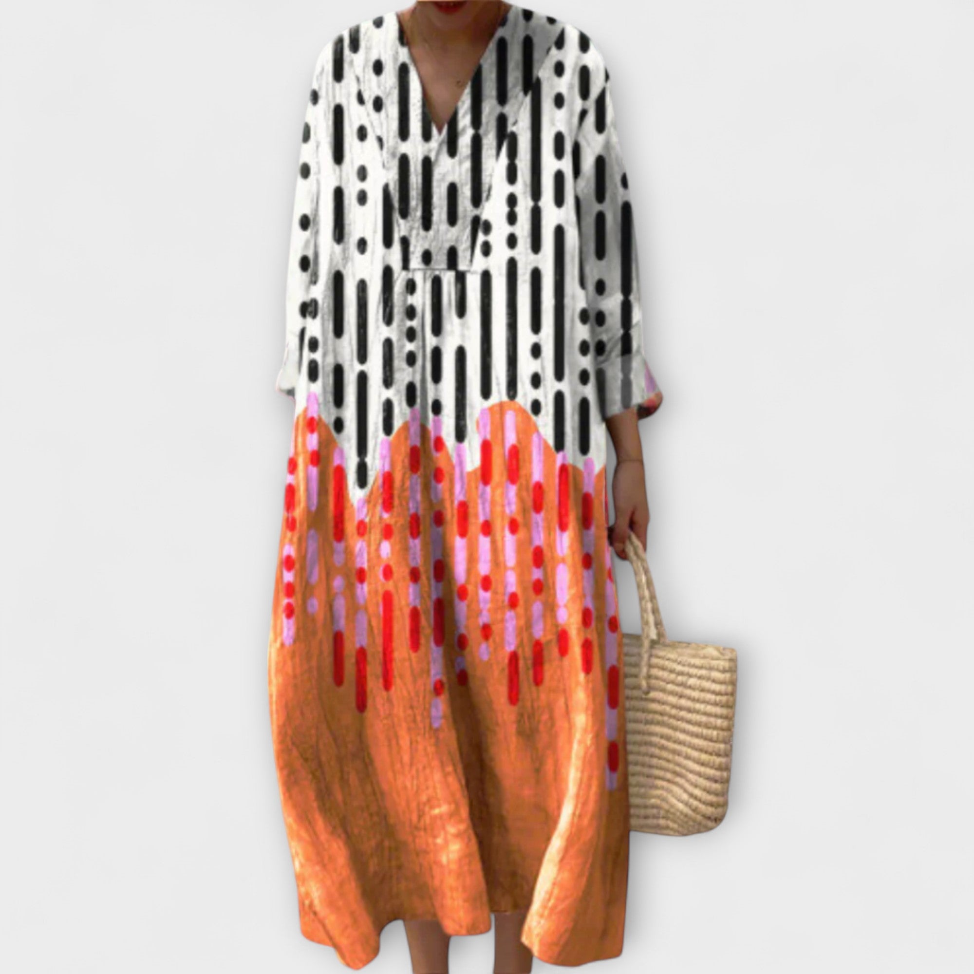 Alden - Vestido Geométrico Estiloso