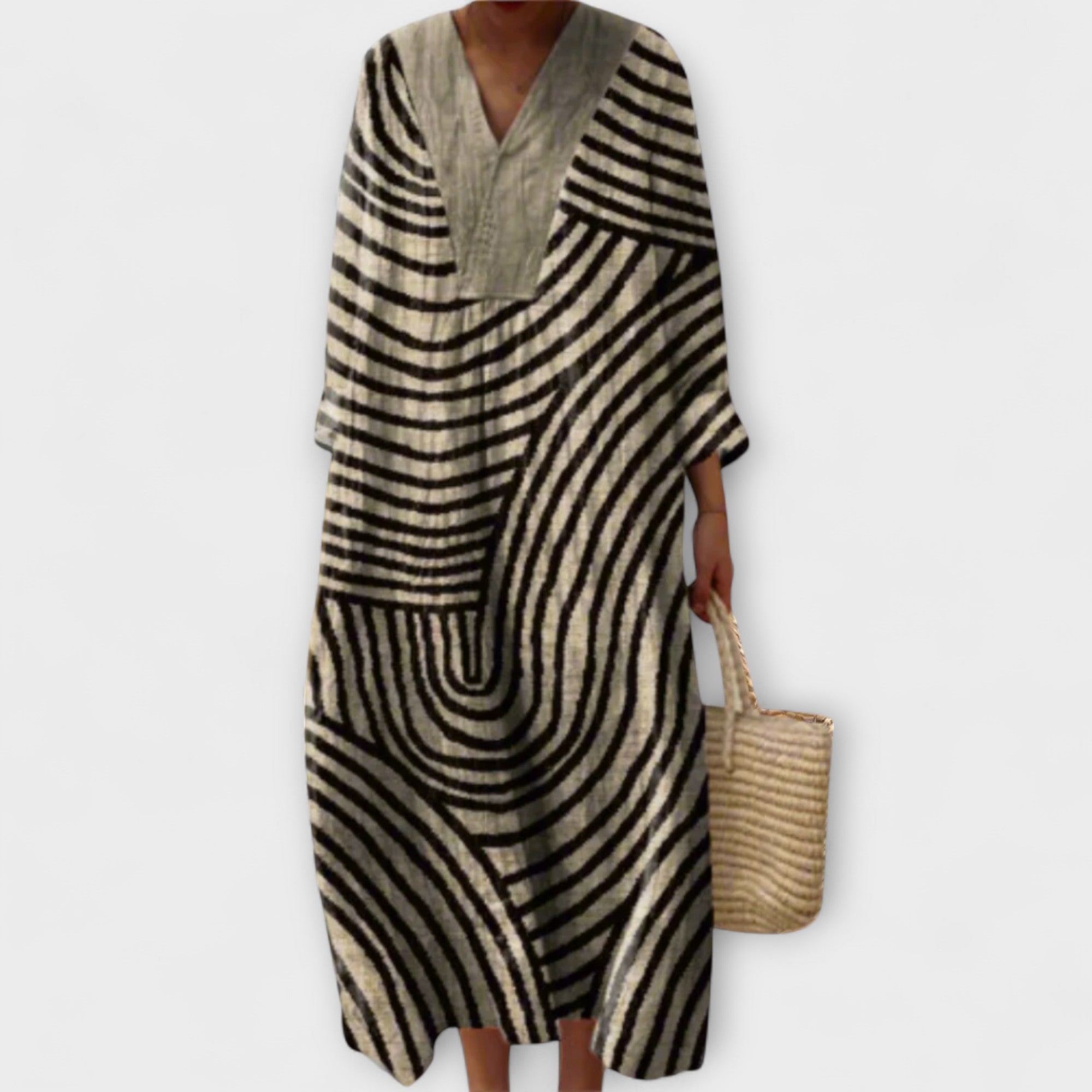 Abigail - Vestido Geométrico Estiloso