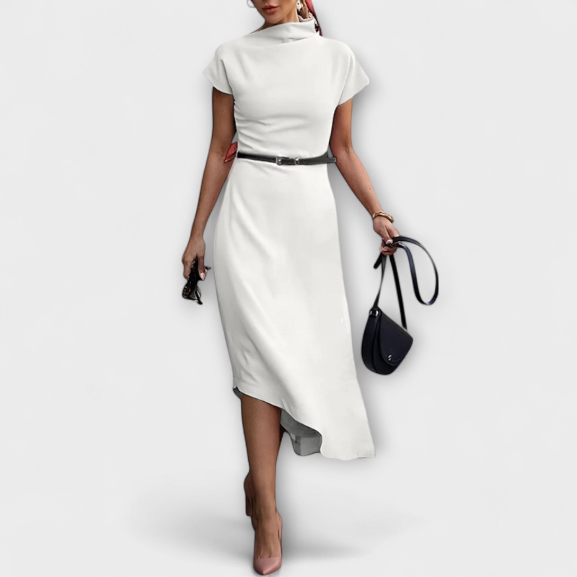 Amelia - Vestido Urbano Assimétrico