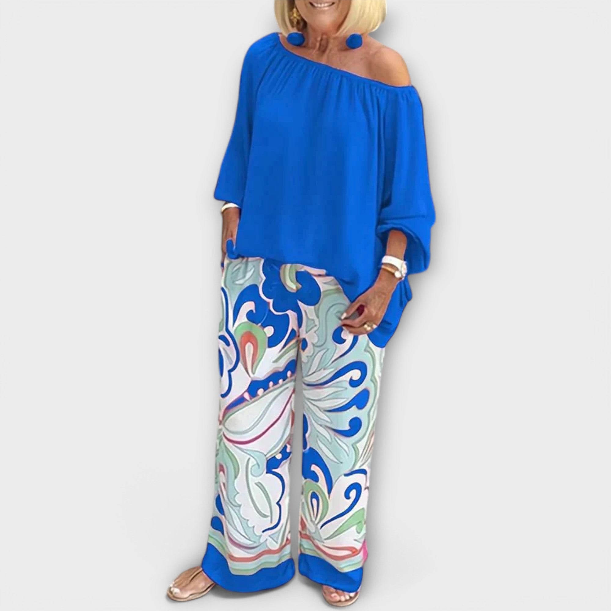 예세니아 - 캐주얼 투피스 세트